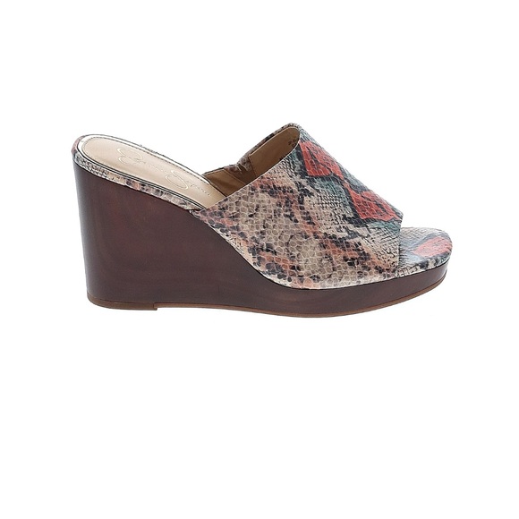 Jessica Simpson Women's Snakeskin Wedges Size 9 - Picture 2 of 2